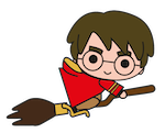 flying harry potter